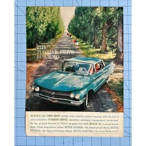 1960 Buick The Turbine Drive Buick ‘60 Print Advertisement